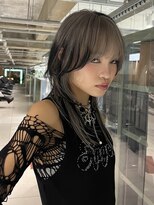 ロジ(loji) モノトーンデザインカラー×セミロングハイレイヤー
