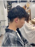 メンズパーマツイストスパイラルパーマシャドウパーマショート