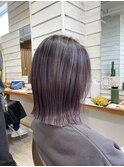 パープル　バレイヤージュ