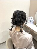 ボブでも可愛く！！ツインアレンジ/結婚式.お呼ばれ
