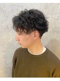 【tetote三宮/服部】メンズパーマ/ツーブロック/スペインカール