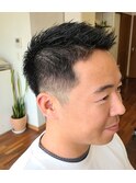 スパイキーショートヘアー