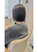 ぷっつりナチュラルボブ