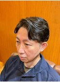 銀座　理容室　ナチュラルパーマ　フェザーパーマ