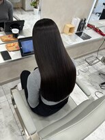 キング 高槻(K!ng)&nbsp;縮毛矯正髪質改善ハイライトレイヤーカット枚方美容室エクステ