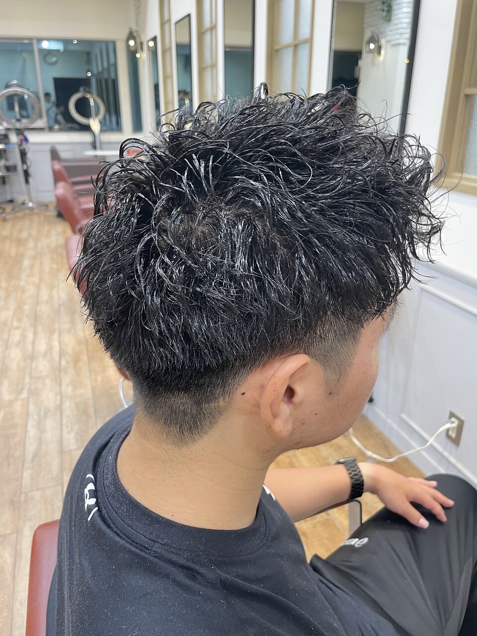 ユキ　カールベリーショート　ダークブラウン　Sサイズ BJD人形用ウイッグ Wig ⭐️ベリーショート short カール パーマ