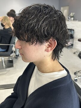 メンズ リコ(MEN'S RICO) 波巻きスパイラル波巻きウルフ波巻きパーマウルフカット【大和】