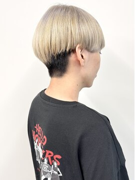 モリオ(morio) ◯ブロンドマッシュ×ツーブロック