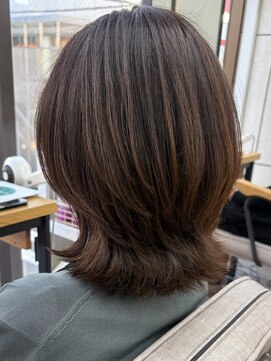 40代.50代からの伸ばしかけ外ハネボブ