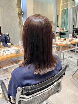 コーラルブラウン/松井山手美容室/京都