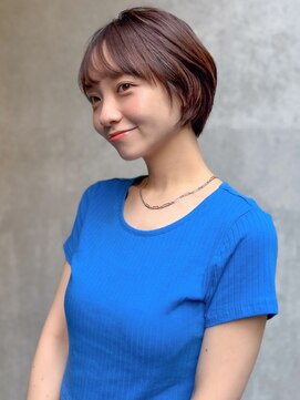 オーブ ヘアー ビーヴ 調布店(AUBE HAIR beve) 20代・30代_ナチュラル_丸みショート