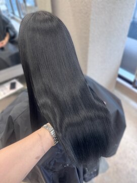 エン 栄店(enne) 大人ガーリー/ダークアッシュ/ミディアムレイヤーカット/栄