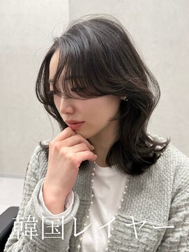 エース 梅田(ace) レイヤーカット/韓国レイヤー/顔周りカット/顔周りレイヤー