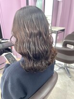 アヴァンス 難波店(AVANCE.)&nbsp;ミディアム×ウェーブ巻き×シアーブラウン