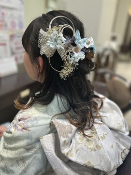 プランタンシエル(printemps CIEL) 和装ハーフアップ