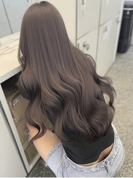 ネハス 名古屋栄店(nehus.) 暗めカラー/小顔/オリーブグレー/ココアベージュ/髪質改善