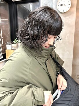 テトヘアー(teto hair) ボブパーマ くるくるスパイラル ミニボブ