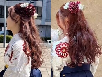 OHI 赤羽店の写真/【卒業式・袴・着物の着付けのご予約なら】袴のレンタル/ヘアセット/フルメイクまで丸っとまでお任せ◎