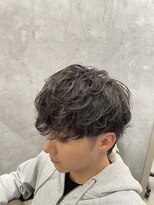 ネウィ 宮崎店(newi)&nbsp;無造作シャドウパーママッシュメンズゆるふわ質感ヘア