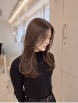 ネモネ バイ ミリー 梅田茶屋町(nemone by milly)&nbsp;【梅田茶屋町】顔周りレイヤーカット/ベージュカラー