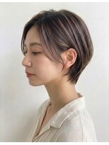 ヌードルバイコア(noodle by CoRe.gn)&nbsp;大人くびれショート白髪ぼかしハイライト絶壁解消40代