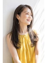 アッシュ 学芸大学店(Ash)&nbsp;ロング/大人女性/ベージュアッシュ/白髪ぼかしハイライト