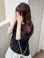 コルツー(CoL2)&nbsp;編みたらしヘア/イベントヘアセット/横浜ヘアセット