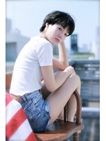 マイティ バイ エイチ(mighty by H)&nbsp;mighty＊【ヘルシーカジュアル】グレージュ×ショートマッシュ