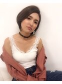 【lee 京橋】ニュアンスカール×ハイライト×グレージュ