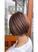 crenierで作る大人可愛いショートボブ@ラベンダー●