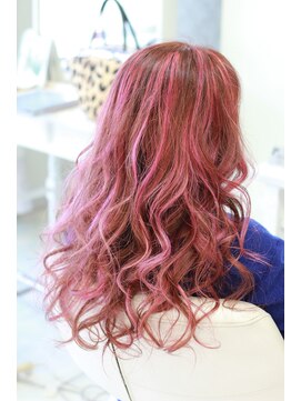 エフエフヘアー(ff hair) back style☆3Dハイライトカラーvol.360