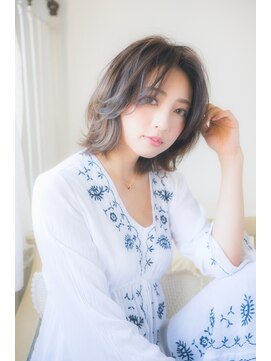 ココロエ ヘアアート(cocoroe HAIR ART) 暗髪ゆるふわボブルフ