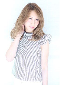 オーロ 緑地公園店(ORO) ハーフモデル風、かき上げヘア