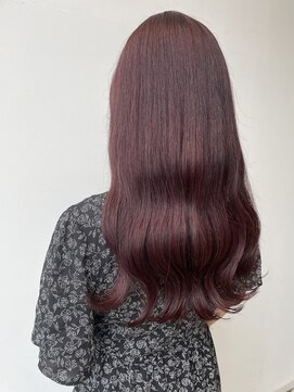 ロックス バイ マグ 松本(rocks BY MAG) 20代30代/ダブルカラー/ケアカラー/ピンクブラウン/透明感カラー