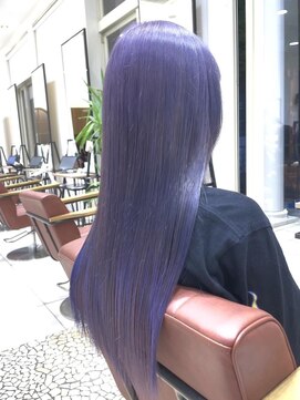 クアトログランシュ ひたちなか店(QUATRO×GranCieux) 1～2ブリーチ×アメジストパープル