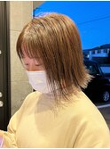 切りっぱなしボブ