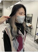 インナーカラー/ホワイトヘア/韓国ヘア/京都三条河原町/髪質改善
