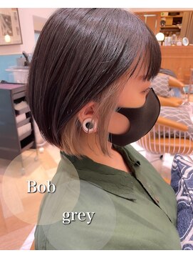 ロンド レグリーズ 立川(Lond leglise) 【槌矢圭悟】インナーカラー/ボブルフ/ベージュカラー