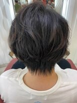 クオリス 上福岡店(QUALIS)&nbsp;ショートカット/30代40代50代/丸み/白髪染め/グラデーション