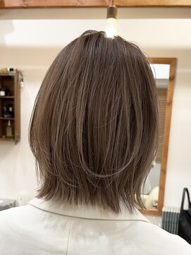 ルイ(ROUIS produced by LUCK 津田沼) ROUIS 津田沼 レイヤーボブ ショコラブラウン