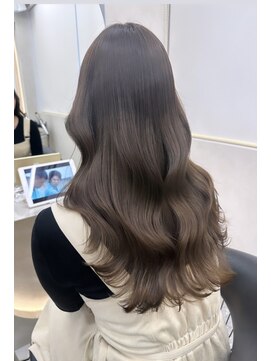 ロンド マーレ 天神大名店(Lond mare) 韓国くびれヘア/フェミニンロング/韓国ヘア/チェリーブラウン