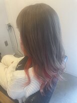 アイノベル(‘Inovel’)&nbsp;ベージュ×インナーオレンジ