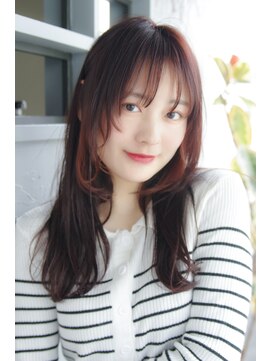 ヘアリゾートハピネス 陽光町 愛され♪顔まわりレイヤースタイル。