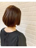 オレンジブラウン大人こなれインナーカラー【カミケンネクスト】