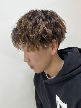 アールモンドヘア新世界 #ツイストスパイラル#メンズパーマ
