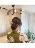 卒業式ヘアセット