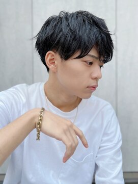 トルネード(TORNADO) メンズショートヘア前髪ありマッシュパーマ絶壁解消K20240518