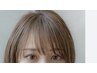 【癖の無い前髪へ♪】カット+前髪縮毛矯正（ダメージレスTR入り） ￥12800 