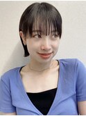ちょっぴり外はねミニボブ