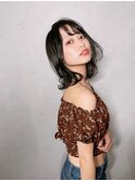 外ハネミディ